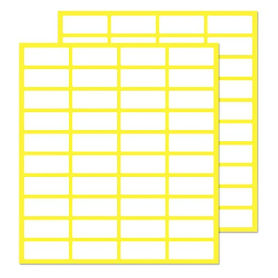 

1000 Pieces 0.75 x 0.3 White Writing Labels Stickers for Price Pricing Small Size Ideal for Organizing and Labeling