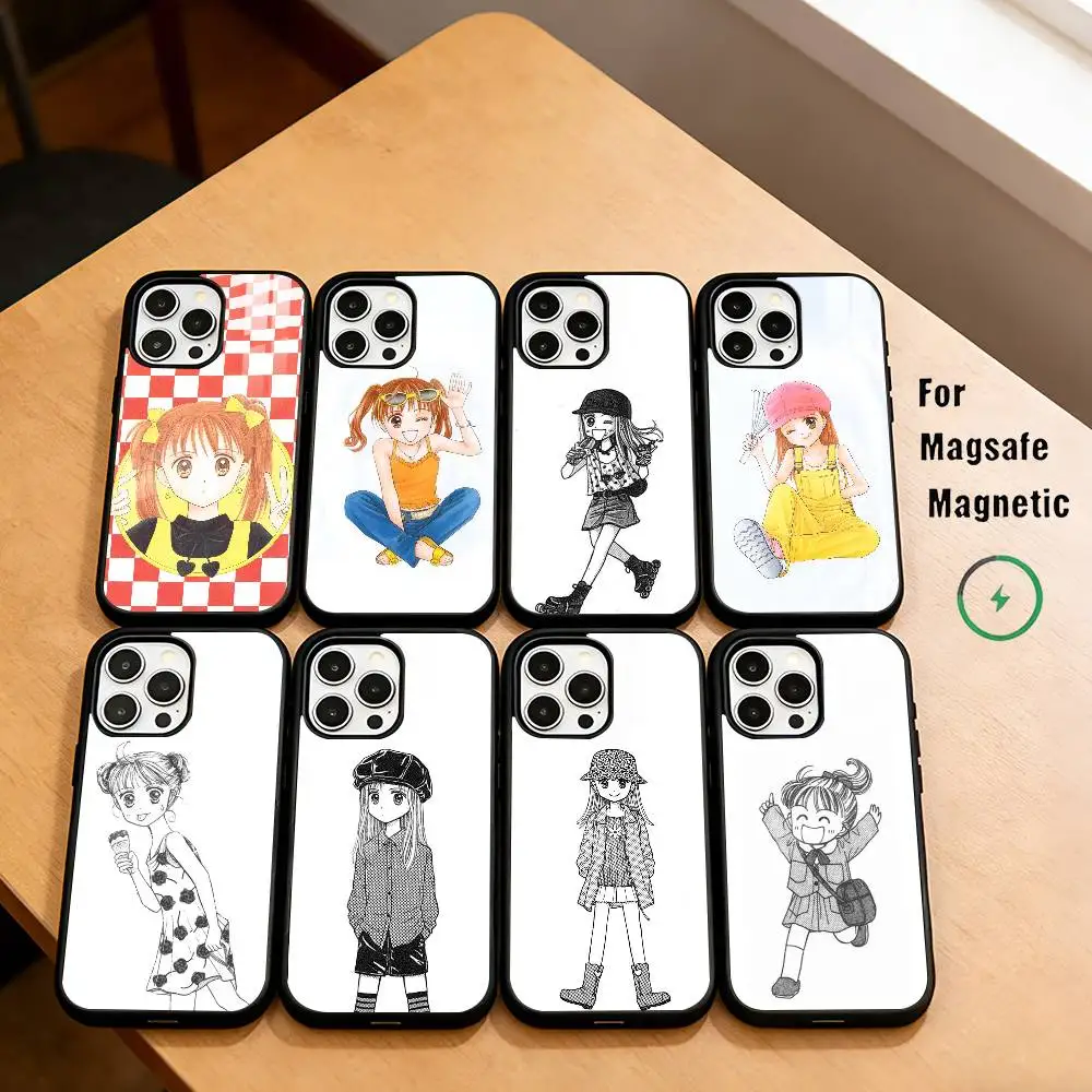 C-Child star S-Sana Kurata Phone Case Magnetic For Magsafe Wireless Charging For iPhone17,16,15,14,13,12,11 Plus,Pro