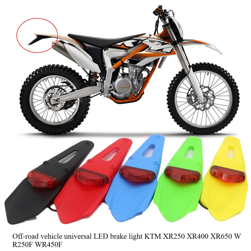 

Universal Polisport Motorcycle LEDTail Light&Rear FenderFor off-road vehicle XR250 XR400 XR650 WR250F WR450F CRF250X CRF450X CRF