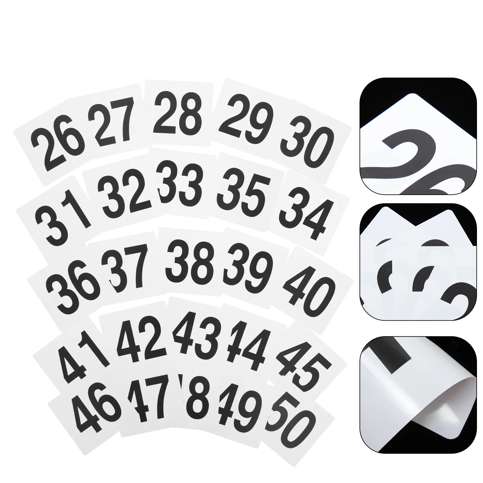 

25Pcs Reserved Signs Fine Workmanship Simple Elegant Appearance Centerpiece Decoration Reusable Wear Resistant