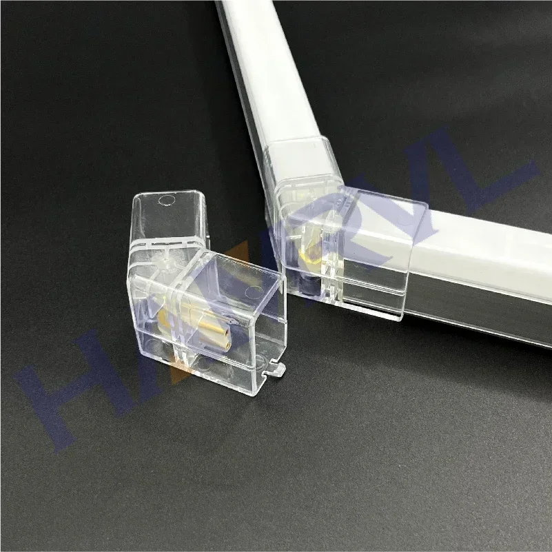 Hexagon Led Splicing Connector for honeycomb light Tube Ceiling Light For Auto Car Body Repair Led Workshop Garage V/Y/I/L/T