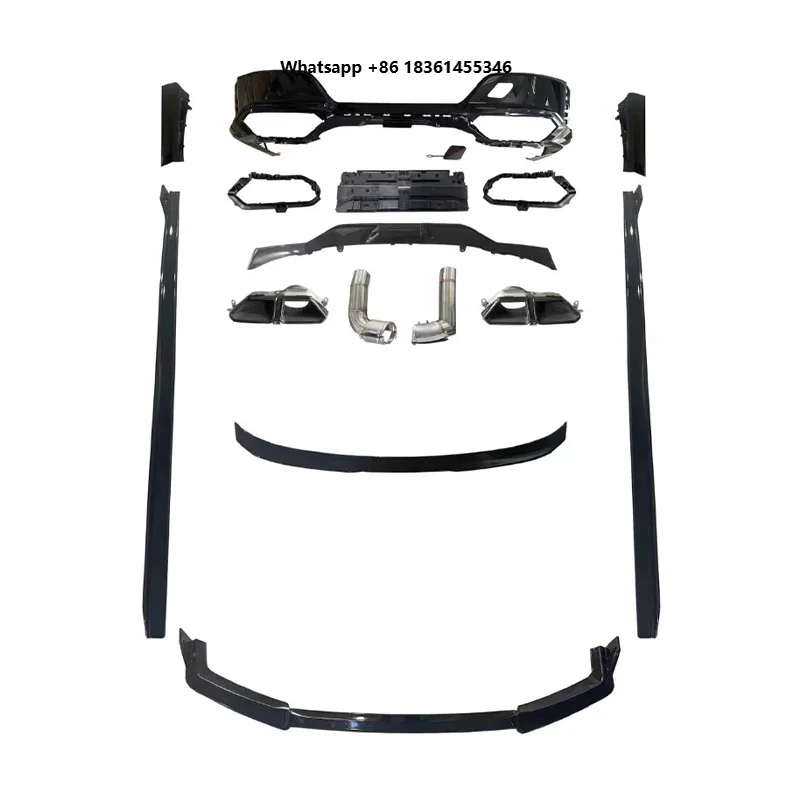 

For 7 Series G70 2023-2025 Dream Garage Affordable MP Body Kit Gloss Black Carbon Fiber Look M760 Black Warrior Bodykit