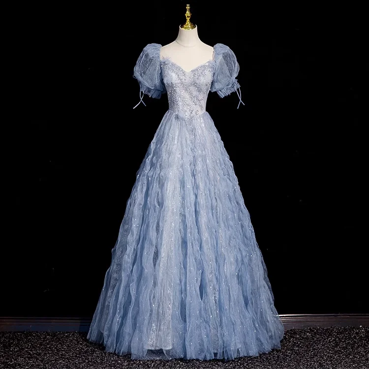 

Ele Fairy T Sle Свадебное платье женское, новинка 2024, церемония для взрослых, роскошный обручальный ужин, голосовой экзамен на день рождения