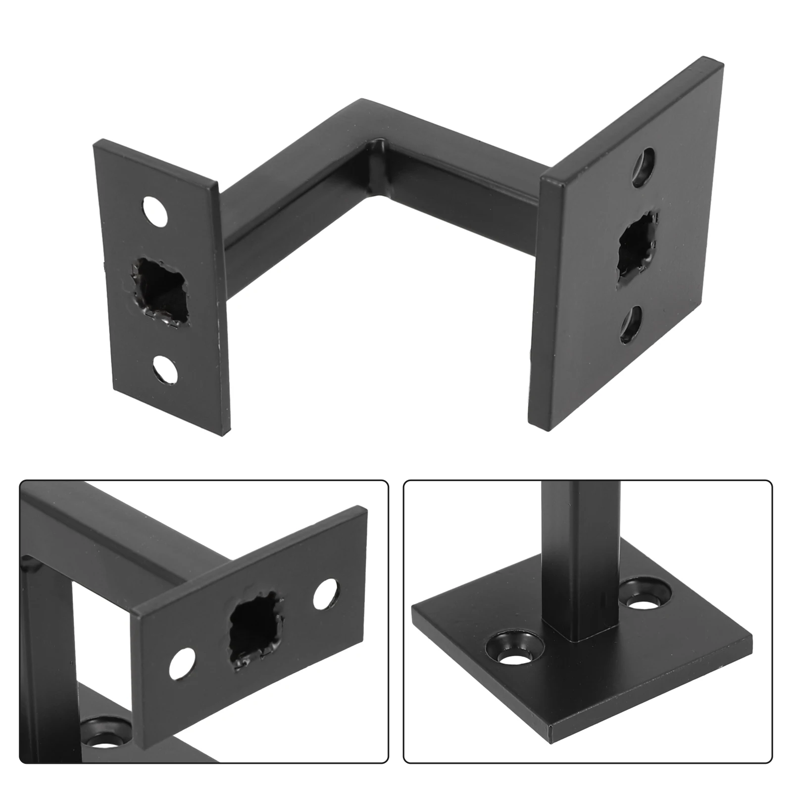 Stainless Steel Stair Handrail Brackets Wall Support Hand Rail Balustrade Brackets Fixed Connector Home Hardware Accessories