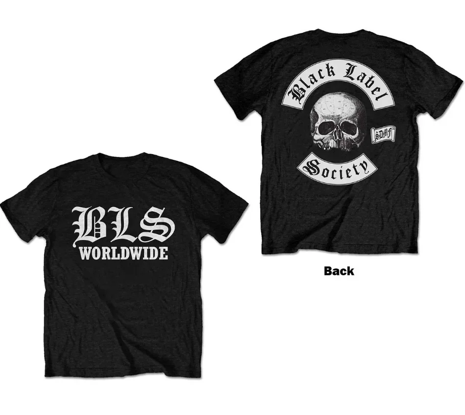 

Black Label Social T-shirt for Men and Women, Summer 2025 Quality Pure Cotton Casual Short-sleeved, Fashionable Printing