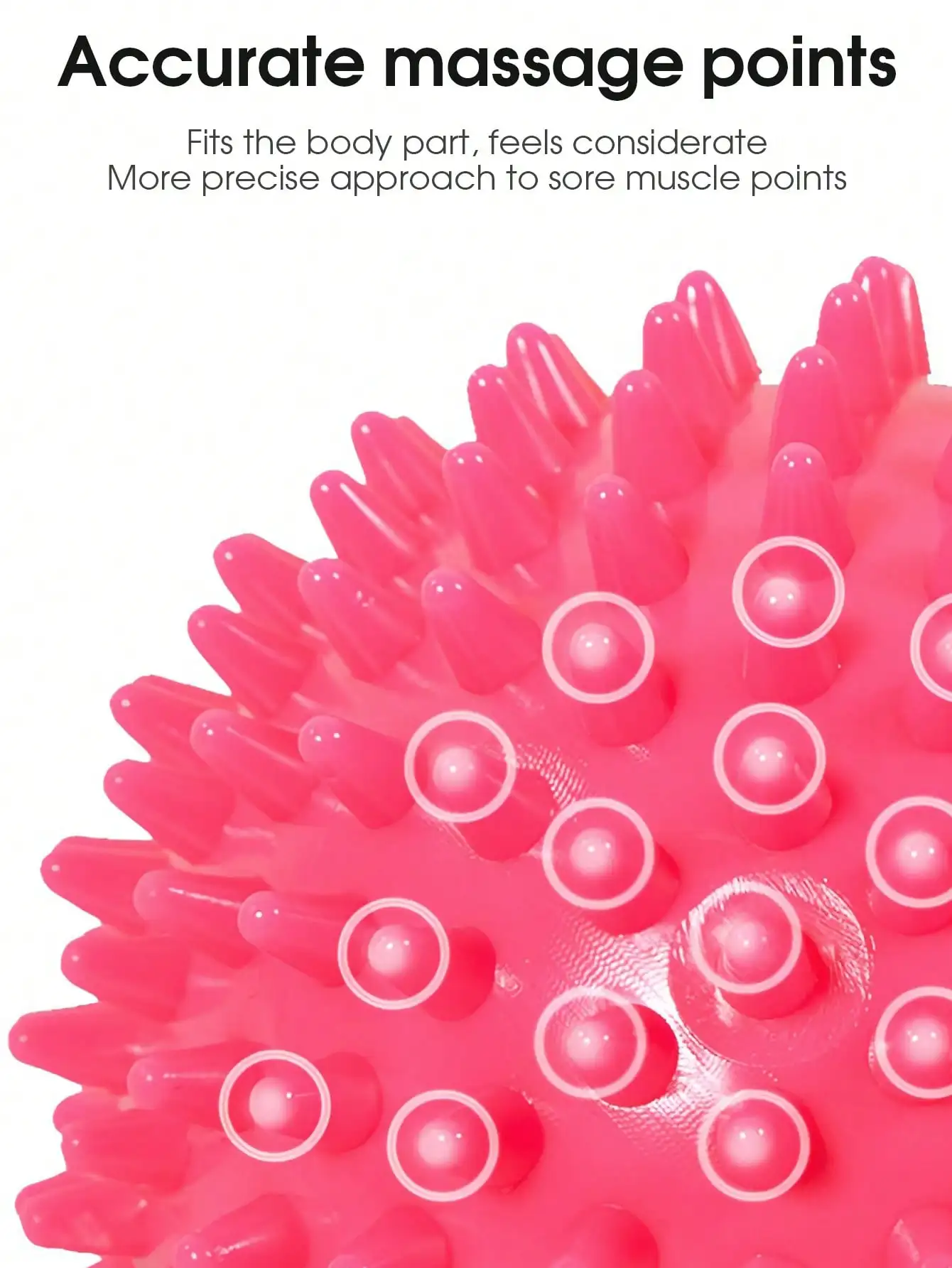 1 قطعة مرونة عالية ، كثافة عالية ، كرة يوجا للتدليك متعددة المواضع ، استرخاء اللفافة العميقة ، تخفيف توتر العضلات وآلام #5