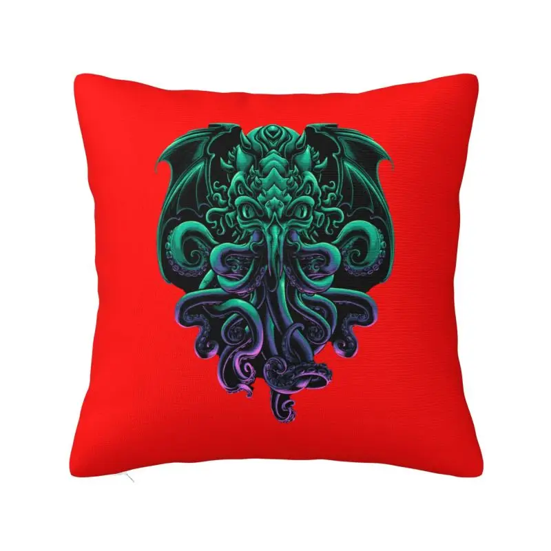 Custom Cool H.P. Lovecraft Cthulhus Cushion Cover The Old God of R'lyeh Soft Luxury Pillow