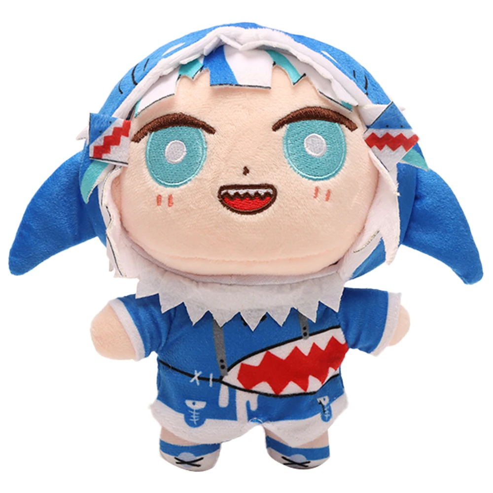 Kawaii Gawr Gura Plush Hololive Friends с U-образными плюшевыми игрушками, милые периферийные фигурки, куклы, фанаты, подарки на день рождения, детские игрушки, декор комнаты