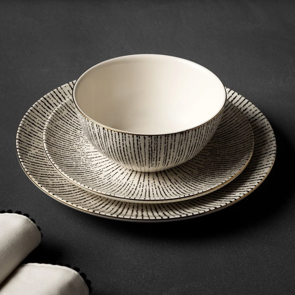 طبق سلطة من الخزف الحجري طبق تقديم دائري متين أنيق نمط فريد من نوعه سلطات مثالية المقبلات الحلويات آمنة للاستخدام في غسالة الأطباق 8 بوصة