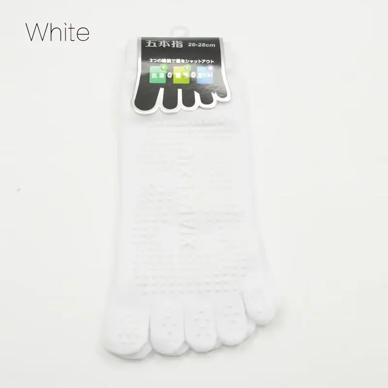 Picture 7: Men's Non-Slip Pilates Socks Cotton Breathable 5 Toe Massage Yoga Socks Sports Five Finger Socks