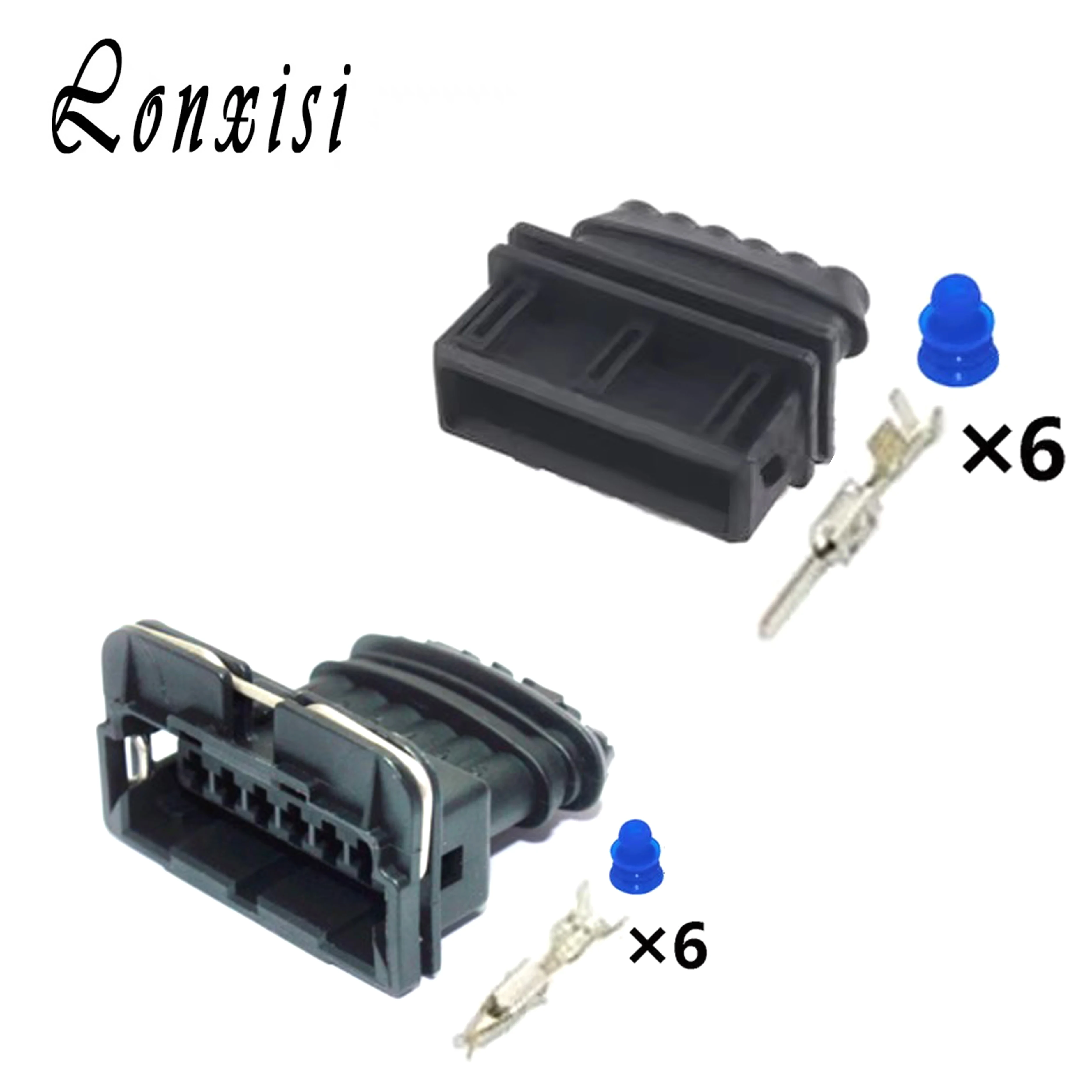 

1/2/5/10/Sets 6 Pin 282767-2 AMP Accelerator Pedal Position Sensor Throttle Pedal Female Connector Automotive Waterproof Plug