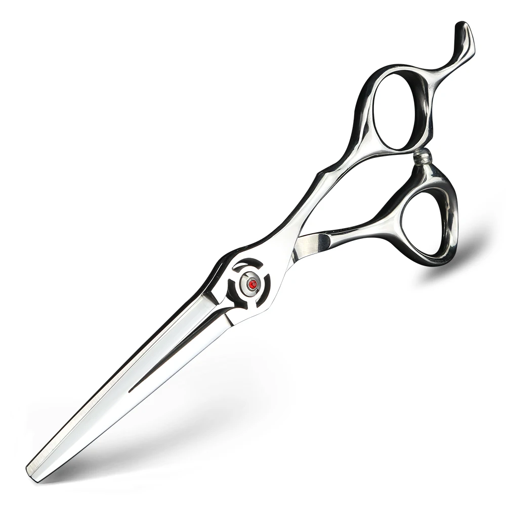 

XUANFENG hollow 6-inch Japanese 440C steel barber scissors Professional cutting and thinning scissors