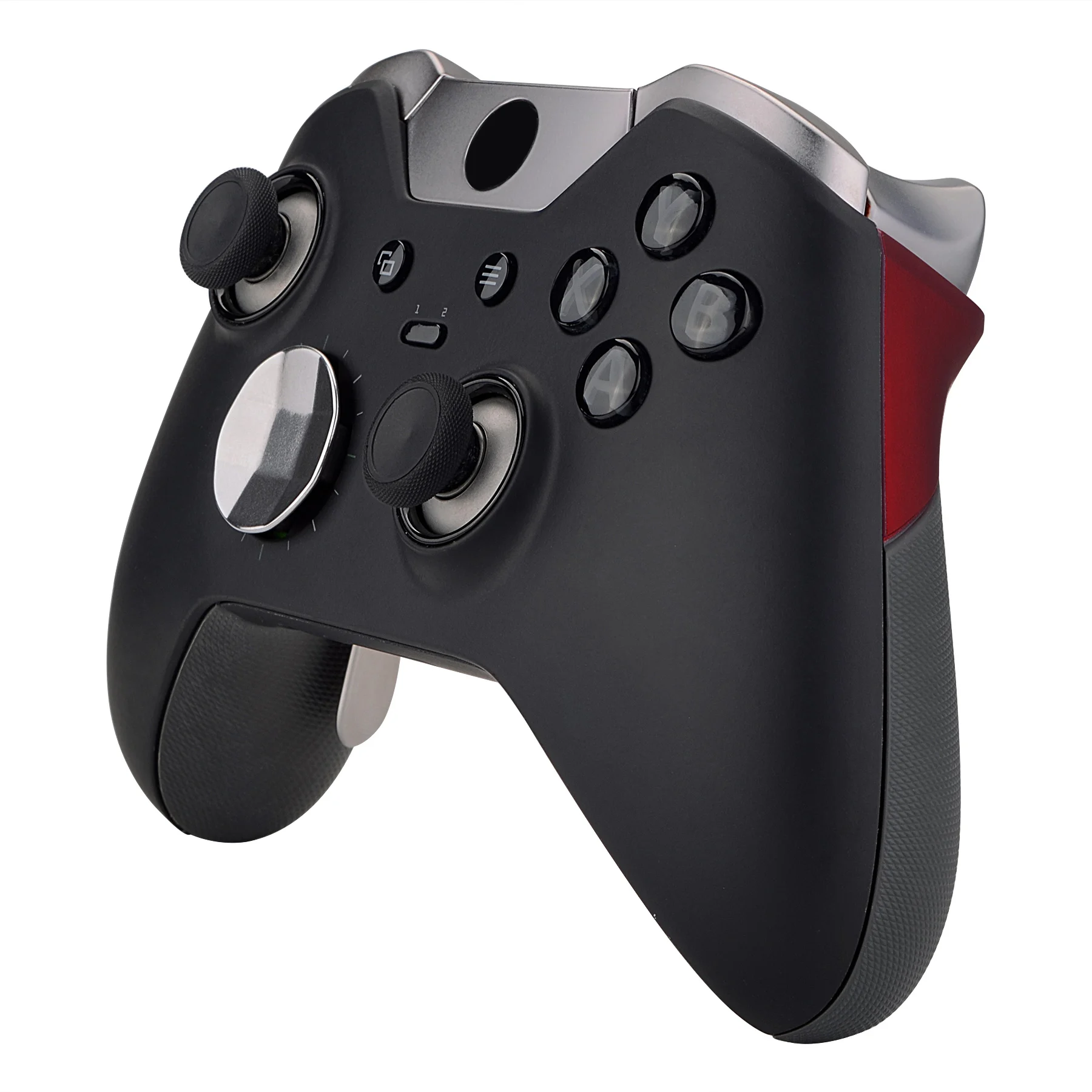 eXtremeRate Side Rails Rear Handle Grips Back Panels for Xbox One Elite Controller (Model 1698) - Red