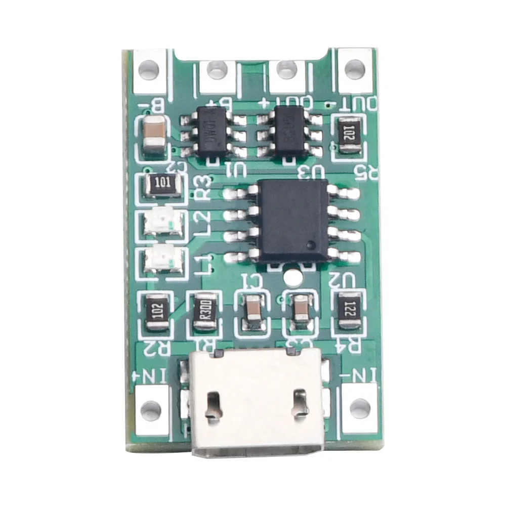 3.7V 4.2V Pembebasan Charge Modul Integrat untuk 18650 Lithium Battery Charge Boost Protection PCB Board Module