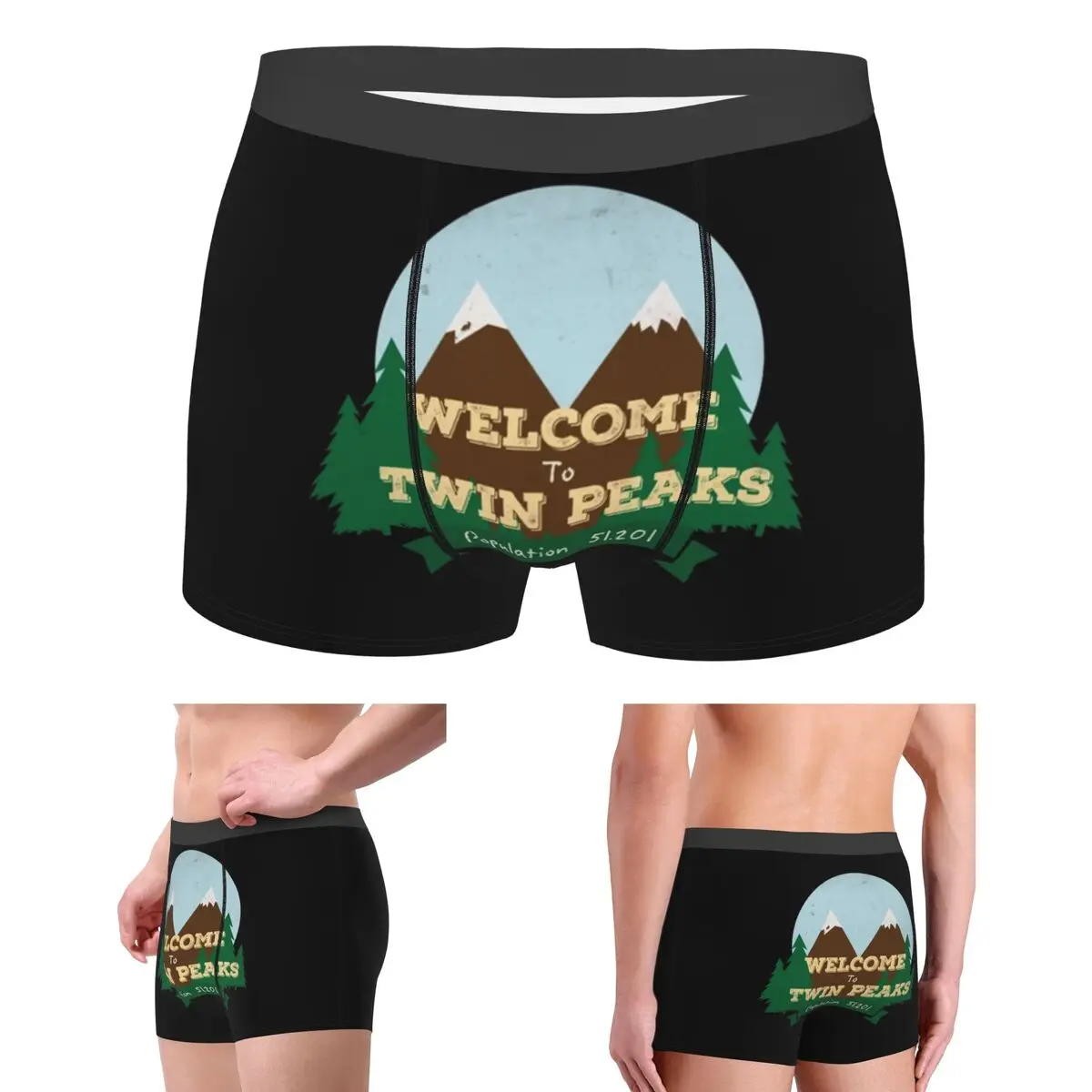

Boxer Underpants Shorts The Lazy Way To Welcome First Day Of To Twin Peaks Panties Men Soft Underwear for Homme Man Boyfriend
