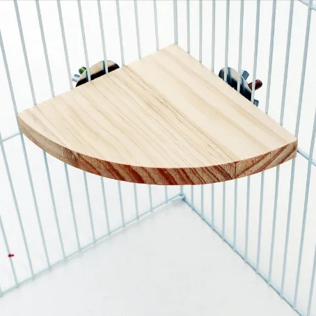Plataforma de Descanso en Forma de Abanico para Pájaros, Perchas para Loros, Periquitos, Hámsteres, Juguete de Plataforma para Saltar, Accesorios para Jaulas de Pájaros