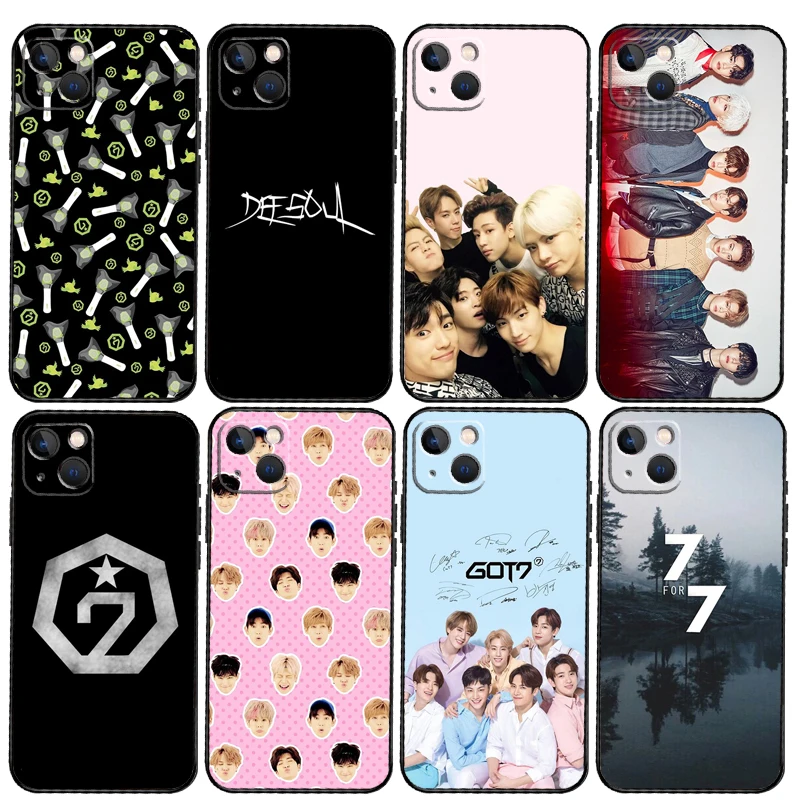 KPOP GOT7 Case For iPhone 14 15 16 Pro Max 11 12 13 Mini X XR XS Max Plus Phone Back Cover