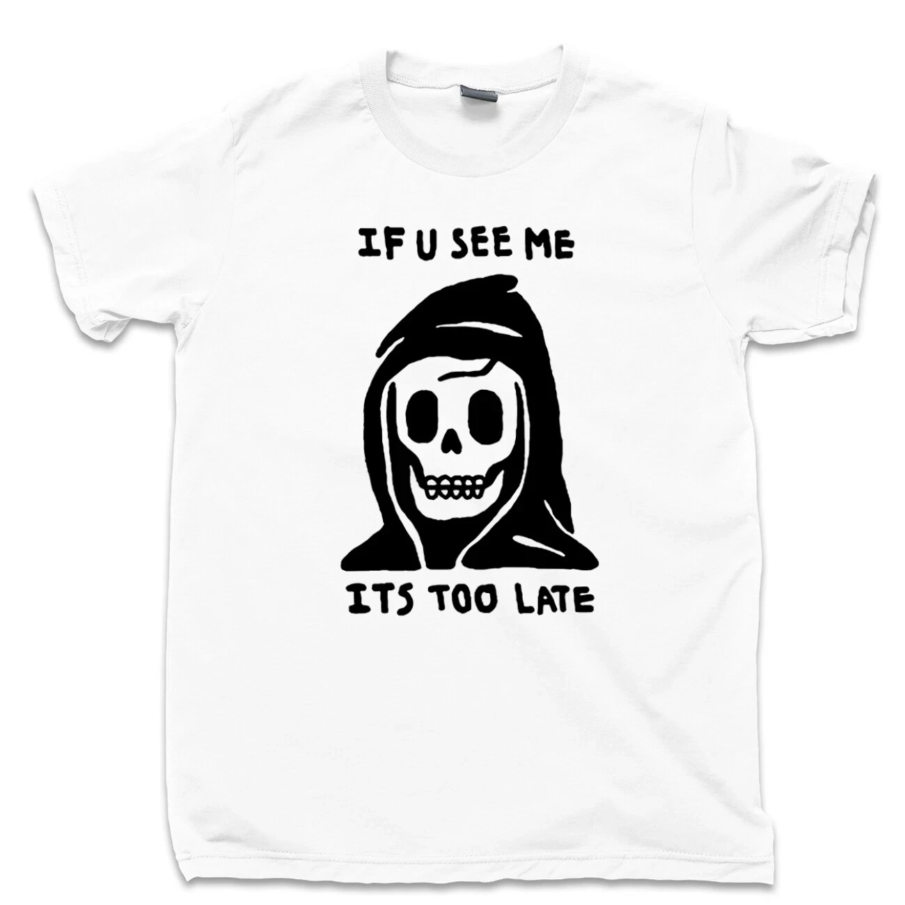Grim Reaper Scythe Posters Hoods Death Masks Robes Statues Comfortable and Funny Fashionable Breathable Men's Clothing Men Tee