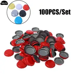 100Pc/Set Beer Cap New Beer Bottle Caps Oxygen Absorbing Seal Crown Caps For DIY Home Brewing Beer Tool Bar Accessorie Equipment