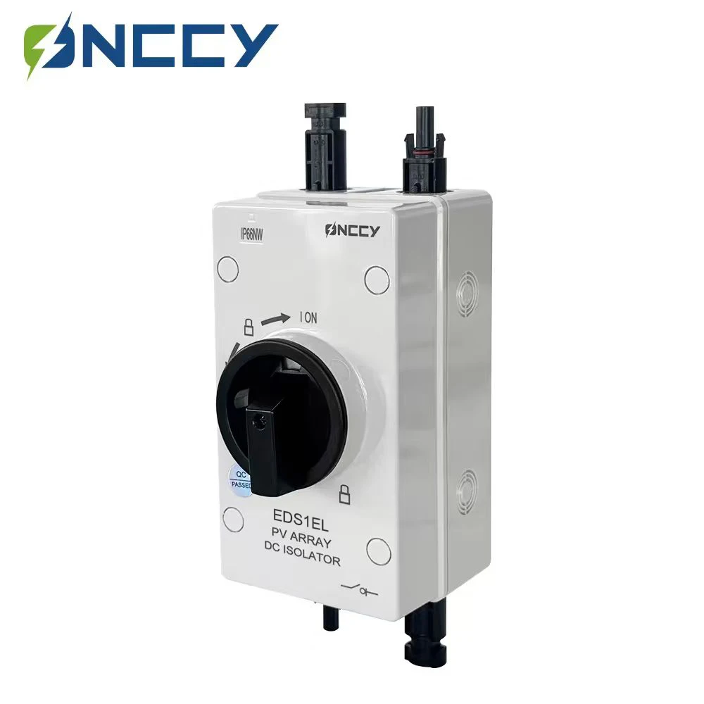 ONCCY 2P 32A DC Isolator Switch, Solar Disconnect Switch DC1200V, Isolator Solar Switch with Waterproof IP66 Enclosure