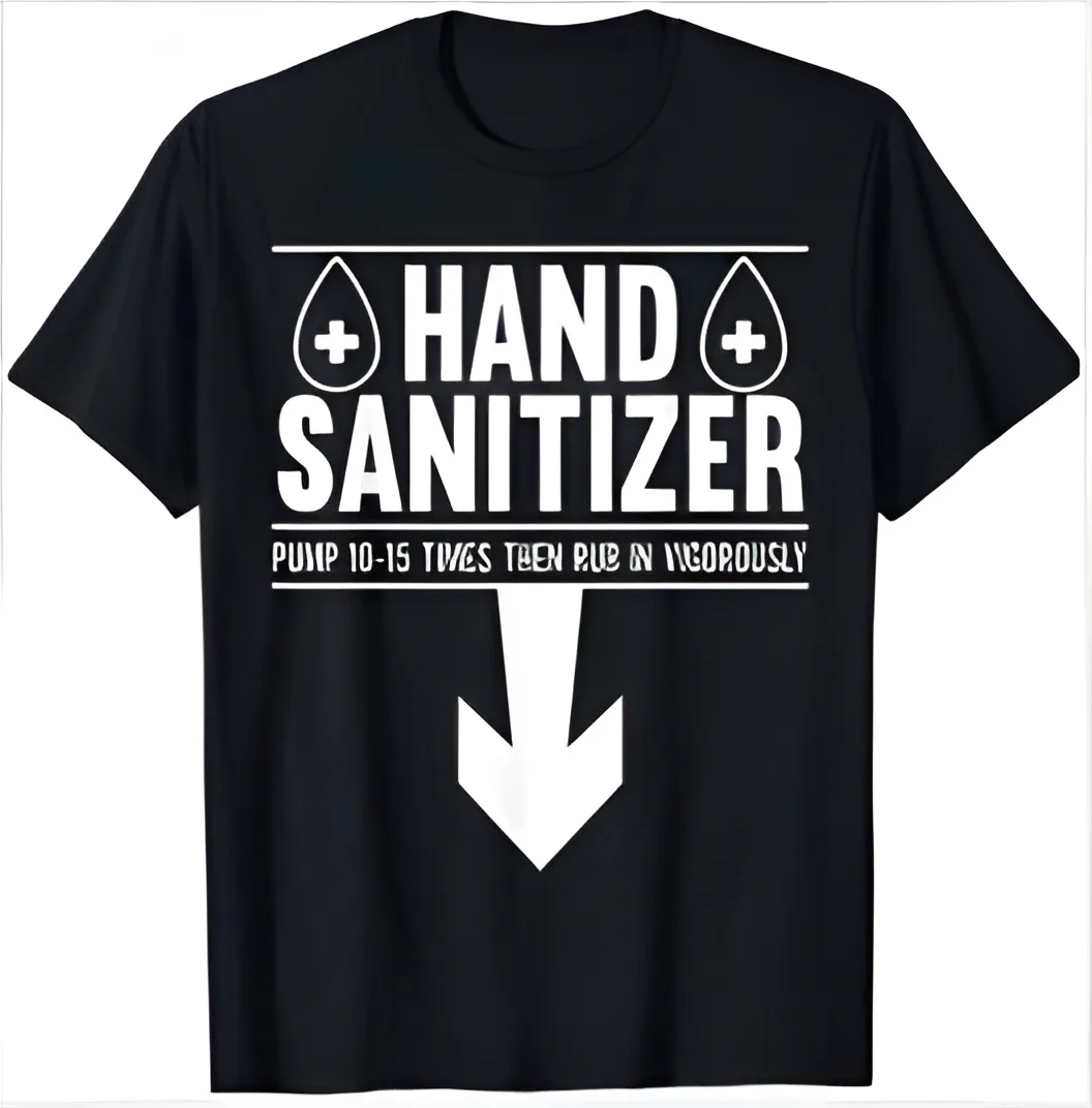 NEW! Men Sanitizer Adult Humor Funny Dirty Jokes Sarcastic T-Shirt