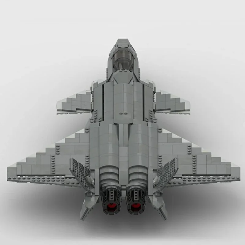 Moc Building Bricks modello militare J-20 Stealth Fighter 1:34 Technology blocchi modulari regali giocattoli per bambini set fai da te assemblaggio