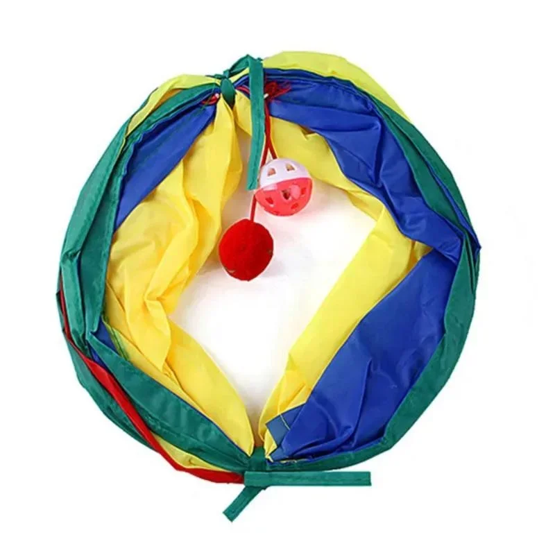 Cat Tunnel Eco Friendly Interactive Cat Toy Pet Play Tunnel For Little Cat Kitten Dog Puppy Rabbit Pets Accessories