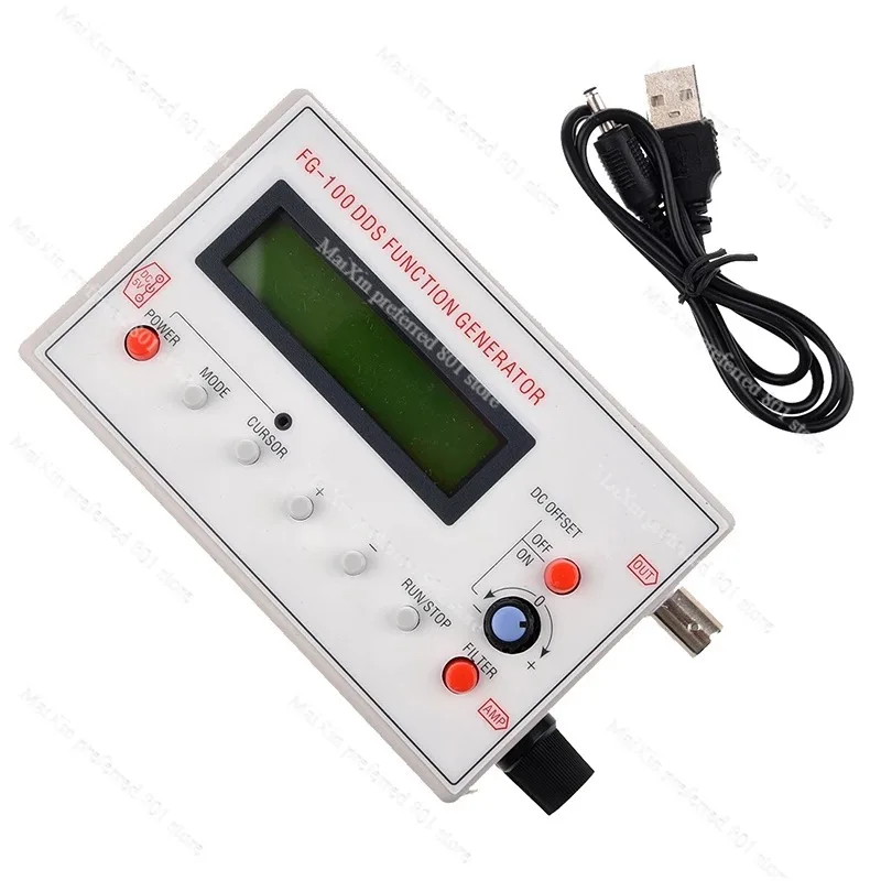 

DDS function signal generator sine wave + triangle + square wave output frequency 1HZ-500KHz