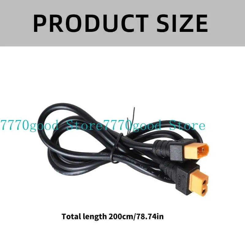 31BA 6.56ft Länge XT60 Männliche Weibchen Kabel für die Photovoltaik -Batterieanschluss – Detail 6