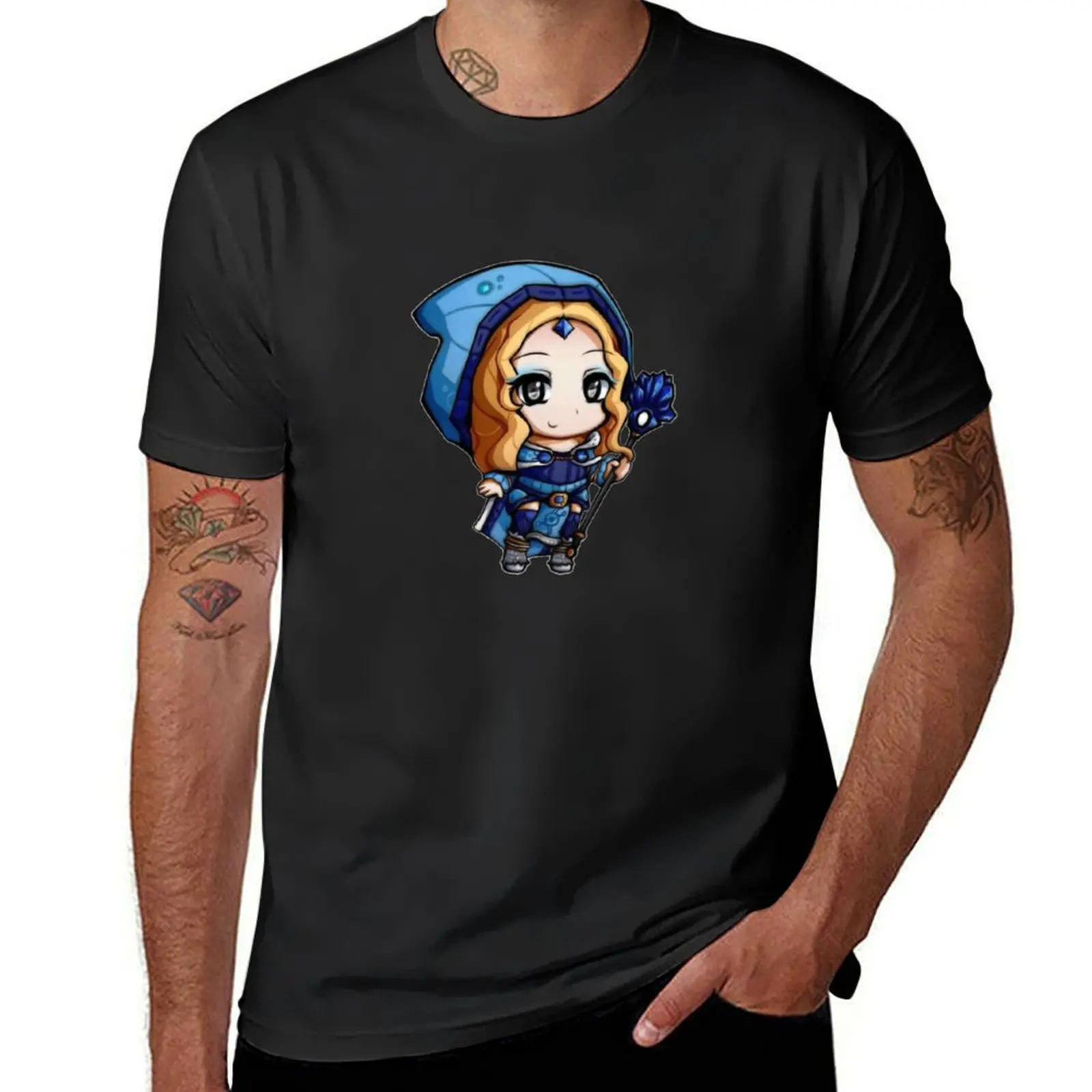 Crystal Maiden - DotA2 T-Shirt plus sizes summer tops plain black t shirts men