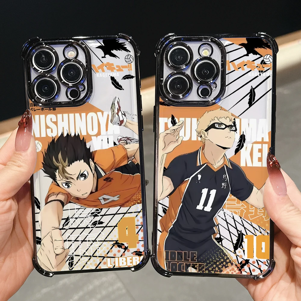 Haikyuu Oya-funda de teléfono de voleibol para OPPO A78 A74 A60 A38 Reno 13 12 11 10 8 7 6 Pro Realme C75 C55 C53