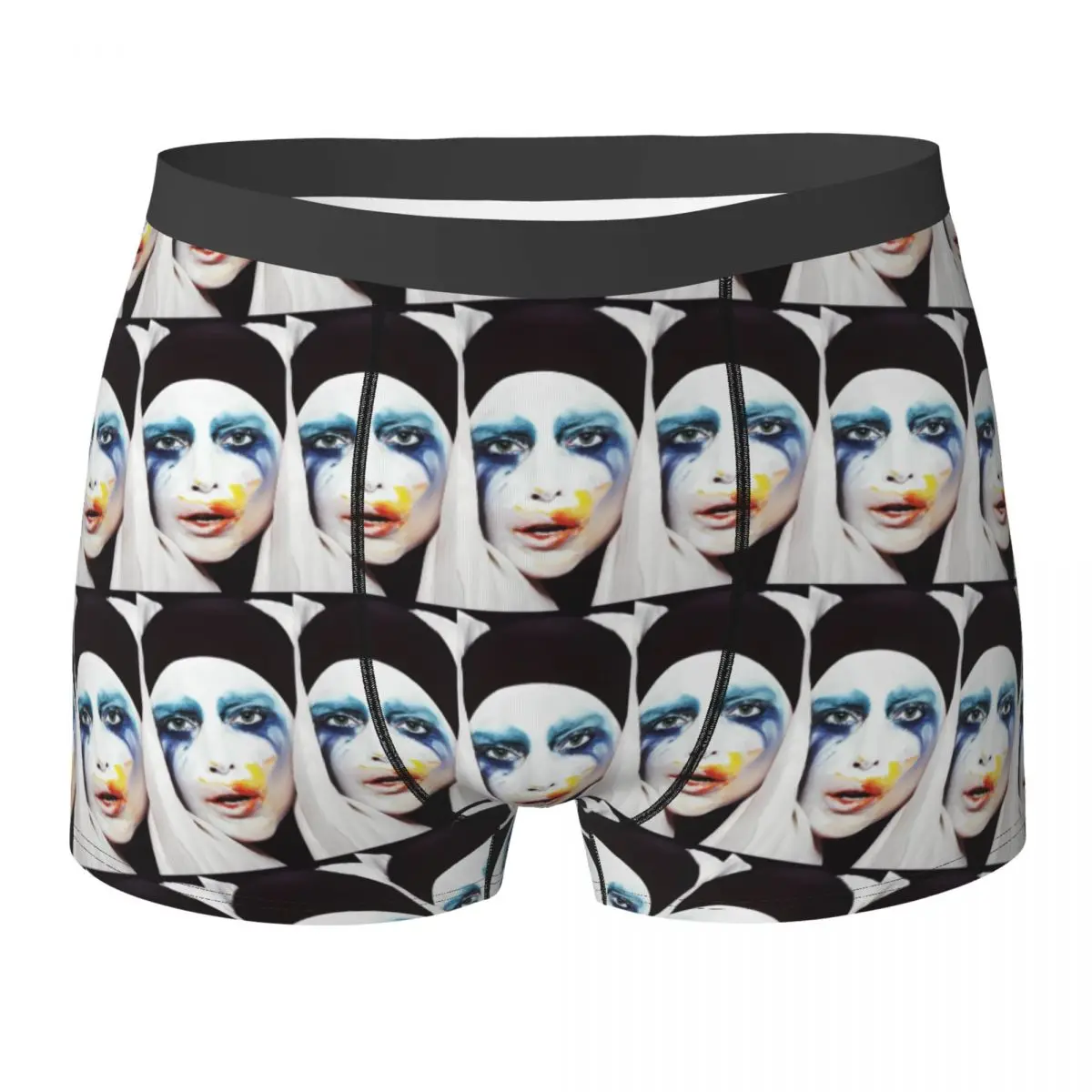 

Lads Gagas Underwear MAYHEM 2025 Plain Underpants Sublimation Shorts Briefs Pouch Men Plus Size Boxershorts