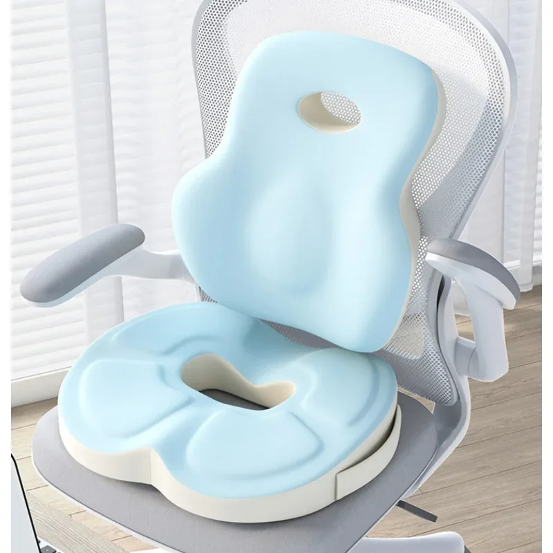 Seat Cushion That Fits Curve Lower Back Provides Cushioning Pressure Relief Waist During Long Periods Of Sitting In The Office