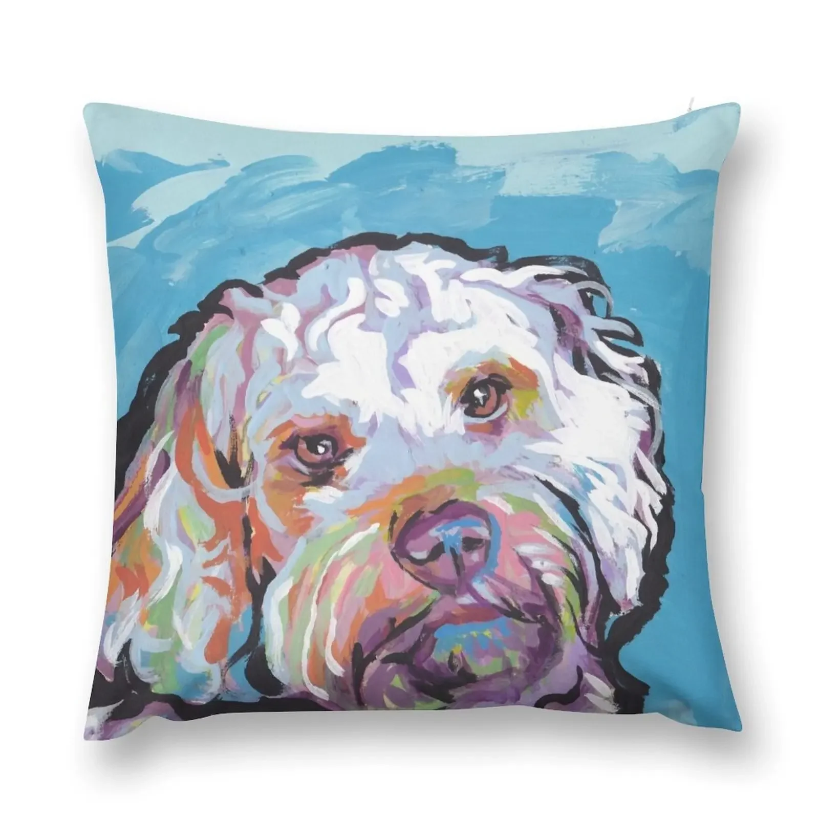 

Cockapoo Dog Bright colorful pop dog art Throw Pillow Christmas Throw Pillows Covers Cushions Home Decor pillow