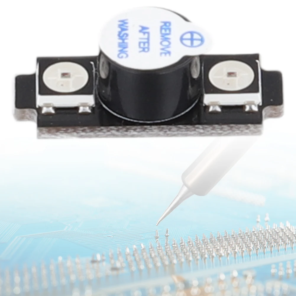 WS2812 altavoz zumbador colorido RGB LED zumbador zumbador para RC FPV Freestyle Drones piezas de repuesto DIY