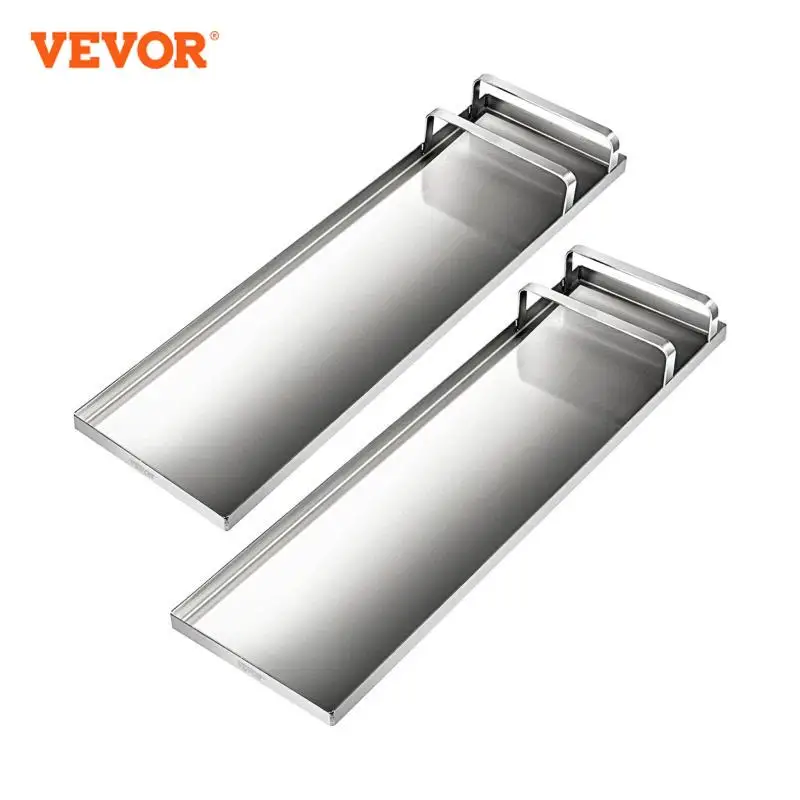 VEVOR Deslizadores de Hormigón de Acero Inoxidable Engrosados 70 x 20 cm Pizarra Deslizante de Hormigón con La Placa sin Almohadillas Tablas Rodilleras para Acabado y Enrasado de Hormigón 2 Piezas