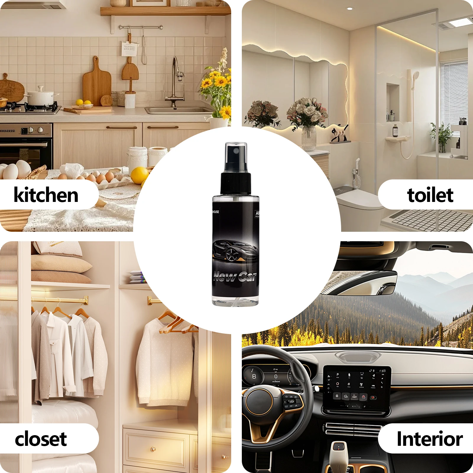 Ambientador en aerosol a mano  - Home Fragrance Room Spray reseña y precio