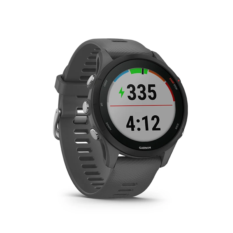 ساعة Garmin Forerunner 255 للجري وركوب الخيل والسباحة الاحترافية، الترياتلون ماراثون المسار والتدريب الميداني #6