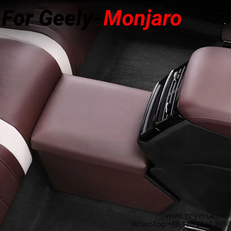 For GEELY Monjaro Manjaro Xingyue L KX11 2022 2023 Car Rear Storage Box Seat Two Row Folding Storage Box