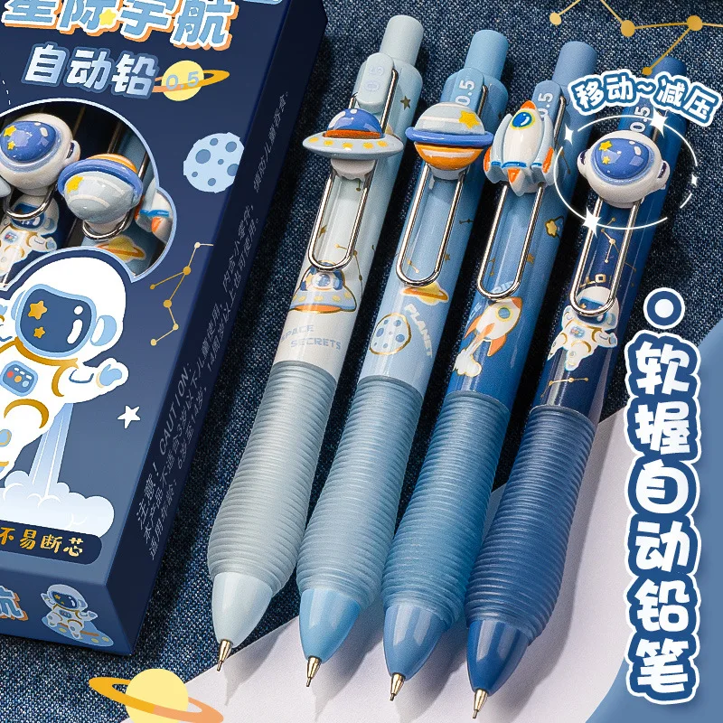 Set di matite meccaniche Kawaii 0,5 mm 2B ricarica di piombo nero per la scrittura schizzi disegno artistico pittura matita automatica per la scuola