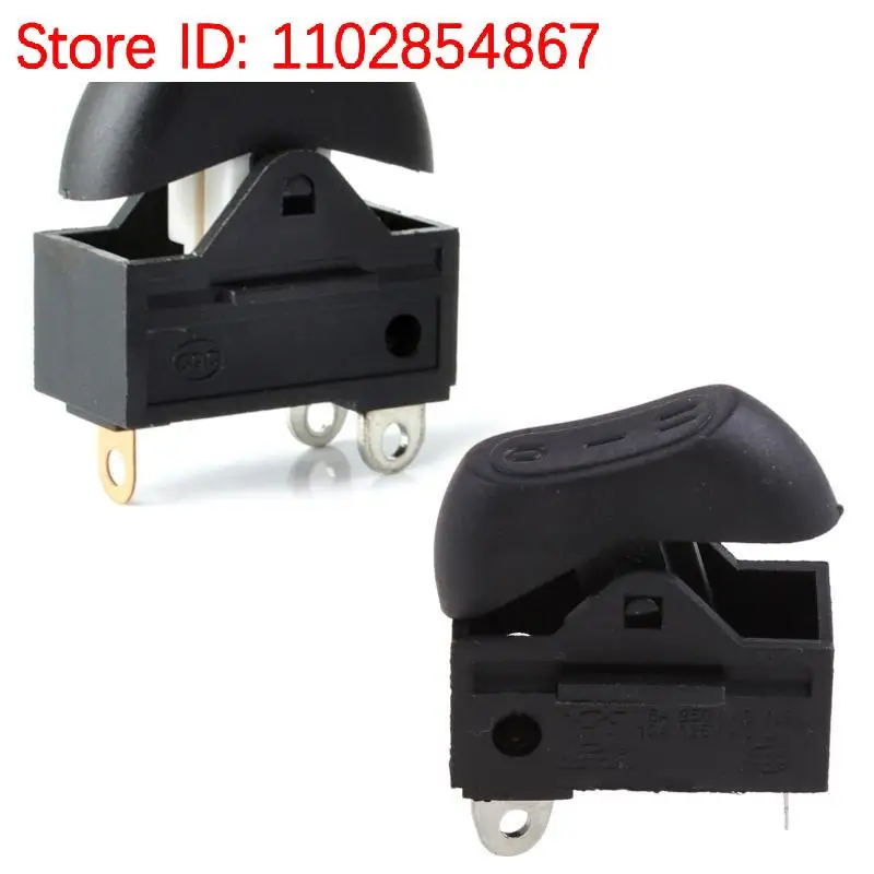 Junho 2025 Cabelo cabelo elétrico Rocker Switch Secador cabelo Partes 3 pinos Red Black Red