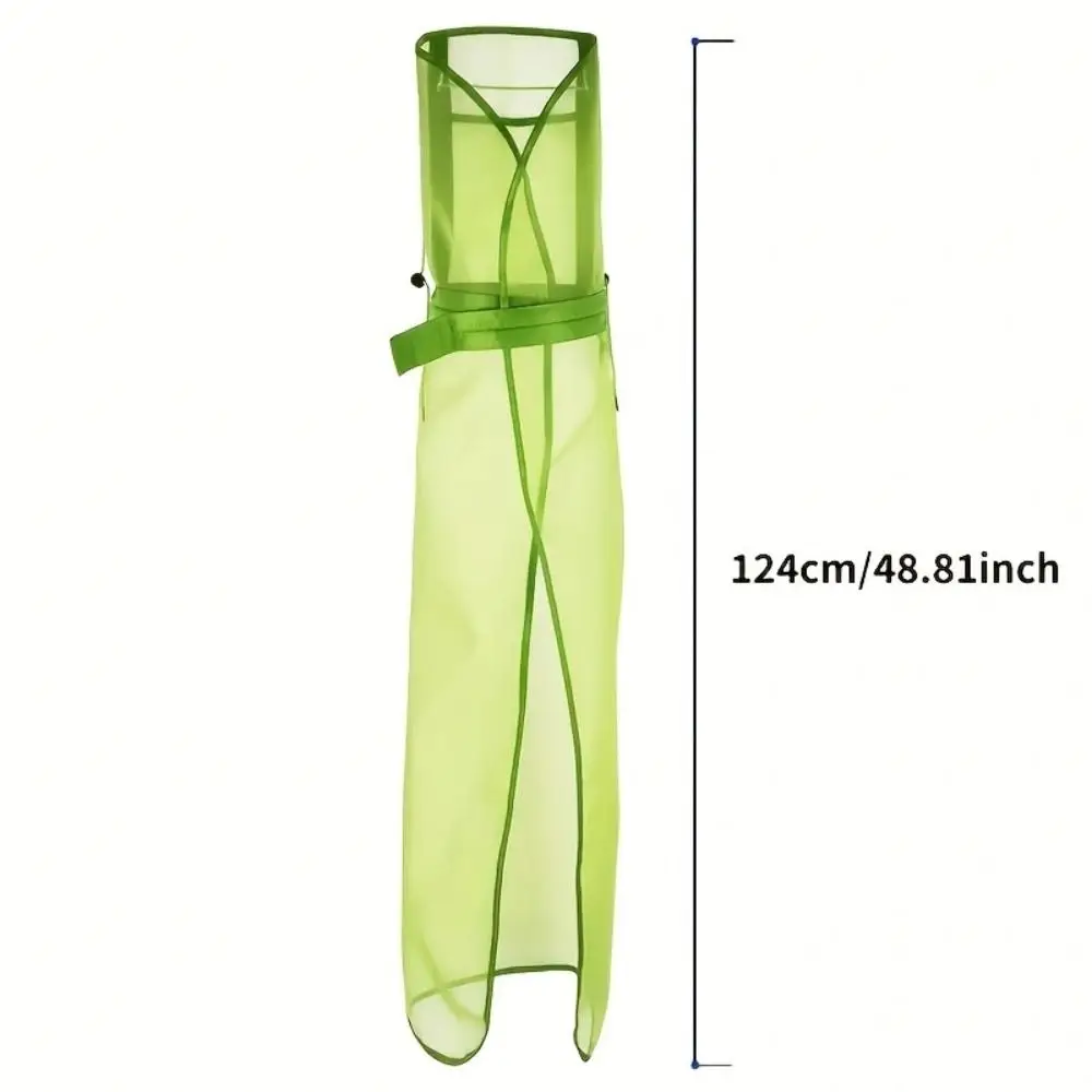 Tablier de tondeuse à gazon en maille avec poches, couverture complète, tablier de jardinage de sécurité, respirant et léger, combinaison de travail de jardin, aménagement paysager