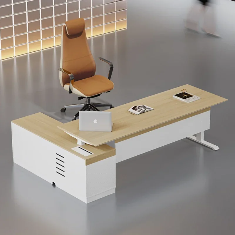 Electric boss lifting platform, computer, study desk, intelligent vertical workstation, mobile office desk