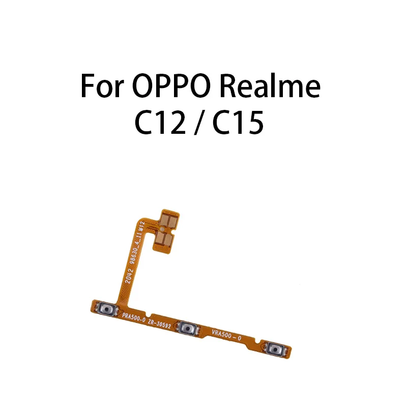 Power ON OFF Mute Switch Control Key Volume Button Flex Cable For OPPO Realme C12 / Realme C15