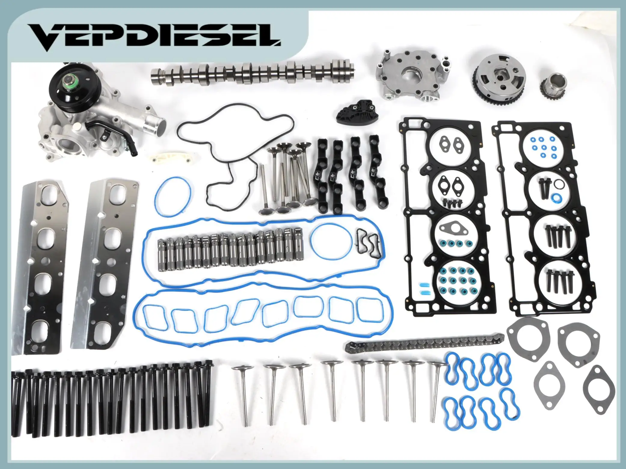 

1Set Engine Overhaul&Camshafts MDS Lifters Kit Timing Chain Kit For 09-19 Dodge Ram 1500 5.7L Hemi V8 Car Accessories Parts