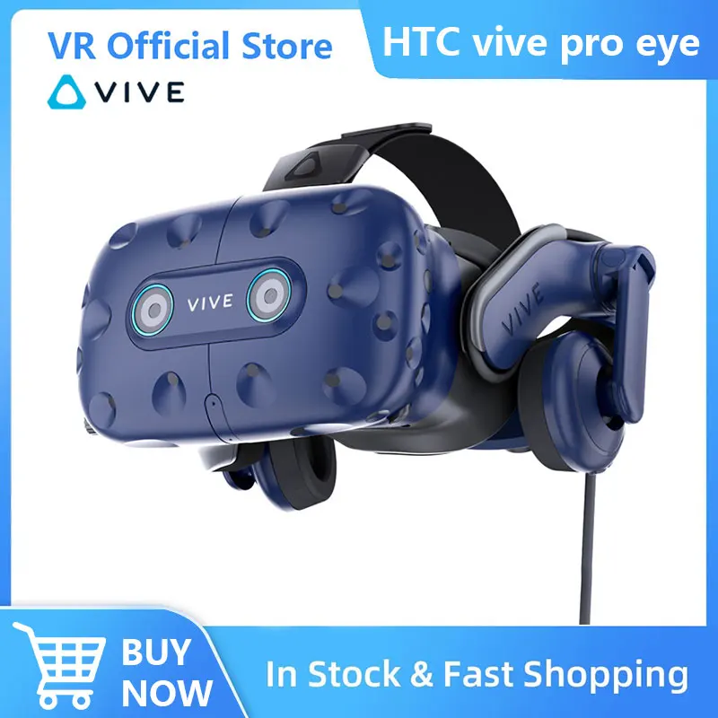 

HTC VIVE Pro Eye 2.0 Профессиональные очки виртуальной реальности Набор для отслеживания глаз 3D VR Шлем Смарт-очки