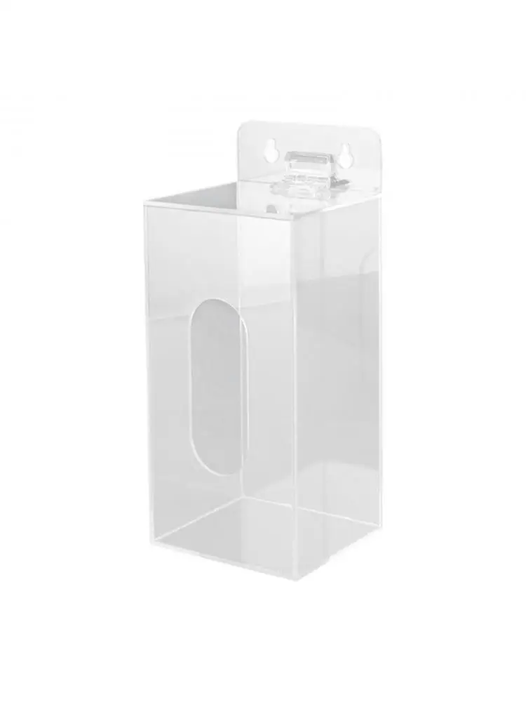 Acryl Handschoenen Dispenser Houder Station Masker Dispenser Handschoenen Doos Helder voor Oordopjes Overschoen Baard Covers Haarnetjes Restaurant - afbeelding 2