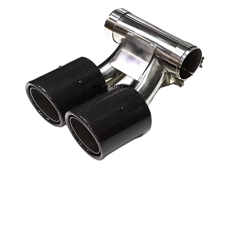 

Car Exhaust Pipes for Porsche-Cayman 718 981 987 Upgrade Carbon Fiber High Performance Exhaust Tip System Dual Muffler Tip