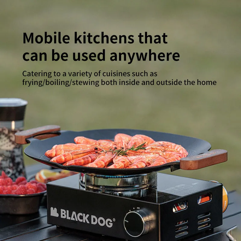 Blackdog Feast Cassette Stove Portable Outdoor Fireplace for Camping and Windproof Cooking, Leading the Way in Outdoor Cooking