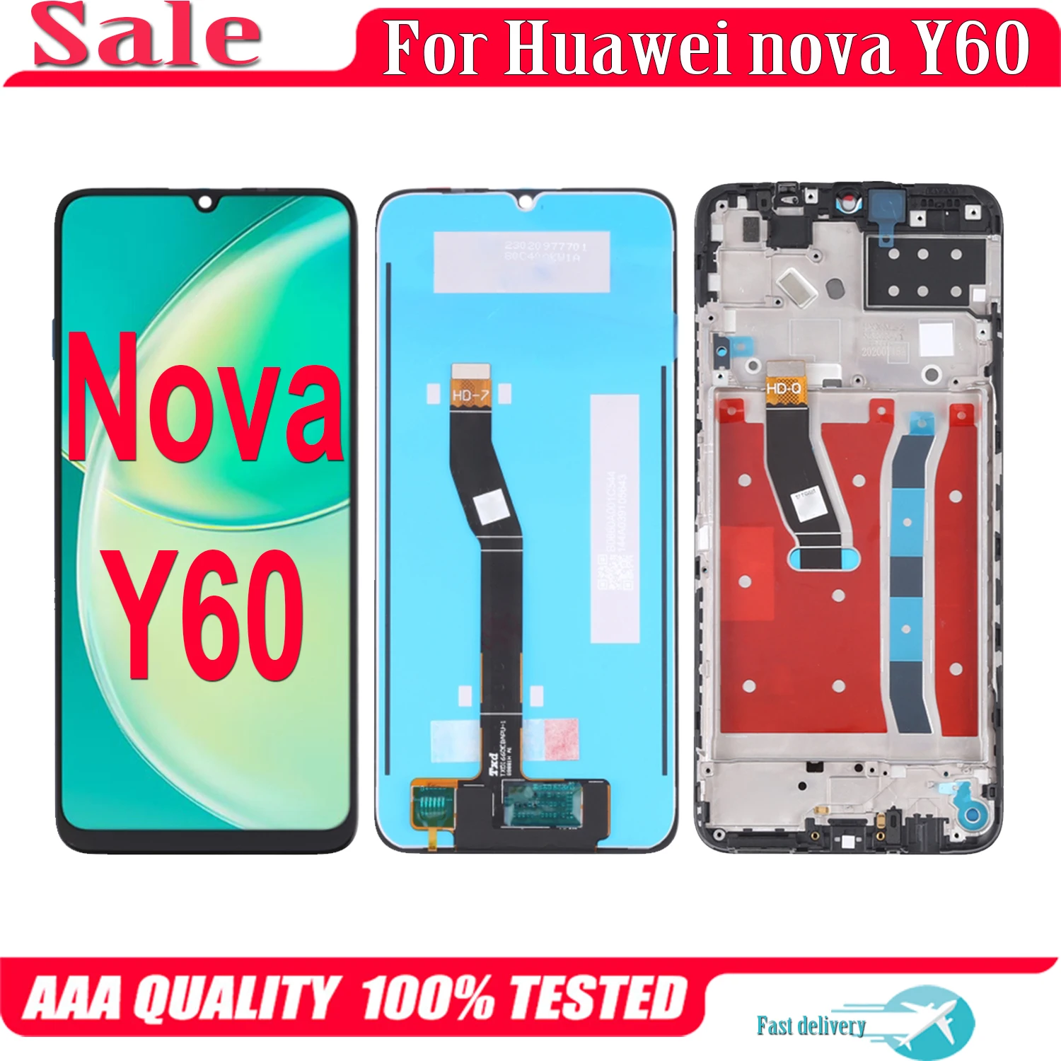 

For Huawei Nova Y60 WKG-LX9 Wukong-L29A LCD Display Touch Screen Replacement Digitizer Assembly